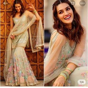 Brand new never worn palazzo pants with top and dupatta.